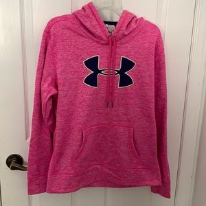 Pink under armour hoodie!